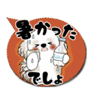 シーズー犬 2025 「カラフルな吹き出し」（個別スタンプ：28）