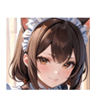 猫耳の茶髪 ＆ 温かい笑顔0（個別スタンプ：3）