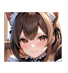 猫耳の茶髪 ＆ 温かい笑顔0（個別スタンプ：15）