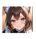 猫耳の茶髪 ＆ 温かい笑顔0（個別スタンプ：20）