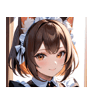 猫耳の茶髪 ＆ 温かい笑顔0（個別スタンプ：25）