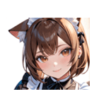 猫耳の茶髪 ＆ 温かい笑顔0（個別スタンプ：26）