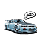 Sticker Drifters Ride ＆ Reply（個別スタンプ：3）