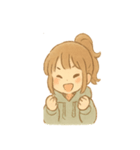 ほわこちゃんのもふもふ応援便り（個別スタンプ：2）