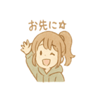 ほわこちゃんのもふもふ応援便り（個別スタンプ：22）
