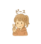 ほわこちゃんのもふもふ応援便り（個別スタンプ：40）