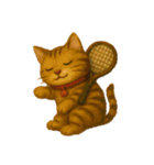 色んなテニス猫（個別スタンプ：21）