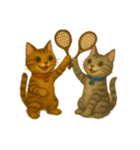 色んなテニス猫（個別スタンプ：26）