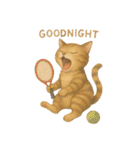 色んなテニス猫（個別スタンプ：33）