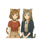 色んなテニス猫（個別スタンプ：38）