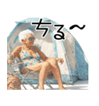 ばばぁキャンプ！婆キャン(毎日便利使える)（個別スタンプ：27）