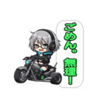 電脳不良娘 THE TRIKERS（個別スタンプ：3）