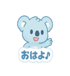 スカイブルーコアラソラたん（個別スタンプ：1）