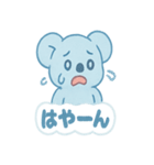 スカイブルーコアラソラたん（個別スタンプ：24）