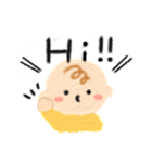 小さなぽぽちゃん（English編）（個別スタンプ：1）