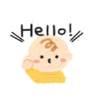 小さなぽぽちゃん（English編）（個別スタンプ：2）
