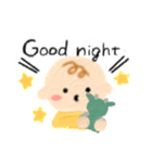 小さなぽぽちゃん（English編）（個別スタンプ：3）