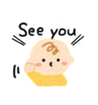 小さなぽぽちゃん（English編）（個別スタンプ：4）