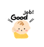 小さなぽぽちゃん（English編）（個別スタンプ：6）