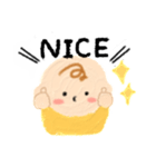小さなぽぽちゃん（English編）（個別スタンプ：7）
