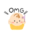 小さなぽぽちゃん（English編）（個別スタンプ：13）