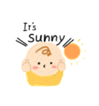小さなぽぽちゃん（English編）（個別スタンプ：17）