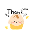 小さなぽぽちゃん（English編）（個別スタンプ：29）