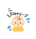 小さなぽぽちゃん（English編）（個別スタンプ：31）