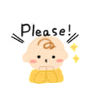 小さなぽぽちゃん（English編）（個別スタンプ：35）