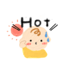 小さなぽぽちゃん（English編）（個別スタンプ：37）