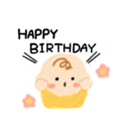 小さなぽぽちゃん（English編）（個別スタンプ：39）