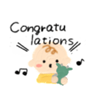 小さなぽぽちゃん（English編）（個別スタンプ：40）