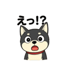 黒柴ナナちゃんの日常（個別スタンプ：5）