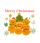 冬はみかん。お正月クリスマス日常にみかん（個別スタンプ：3）
