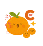 冬はみかん。お正月クリスマス日常にみかん（個別スタンプ：24）