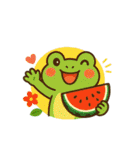 かわいいカエルの毎日♪（個別スタンプ：1）