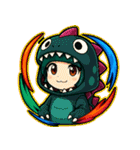 ツンデレ怪獣ハルカ！（個別スタンプ：1）