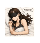 筋トレ女子のモチベUP31種おはようスタンプ（個別スタンプ：40）
