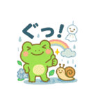 梅雨だよ！カエルさんスタンプ（個別スタンプ：34）