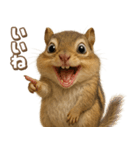 キモブサカワ8(シマリス)（個別スタンプ：10）