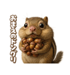 キモブサカワ8(シマリス)（個別スタンプ：23）