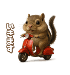 キモブサカワ8(シマリス)（個別スタンプ：33）