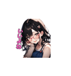 魅惑のピンクメガネ姉さん（個別スタンプ：2）