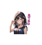 魅惑のピンクメガネ姉さん（個別スタンプ：35）