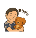 めいちゃんとちひろさんの仲良しスタンプ（個別スタンプ：3）