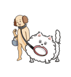 ボス犬と私の日常（個別スタンプ：30）