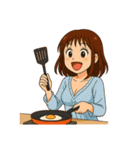 Office Lady M（個別スタンプ：3）