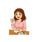 Office Lady M（個別スタンプ：5）