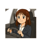 Office Lady M（個別スタンプ：7）
