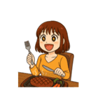 Office Lady M（個別スタンプ：15）